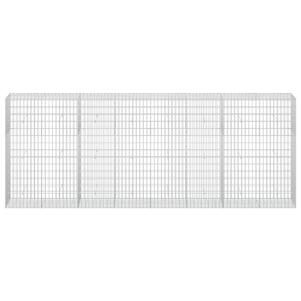 vidaXL Gabion z drutu 3,5 mm i siatką 5x10 cm 400x50x150 cm
