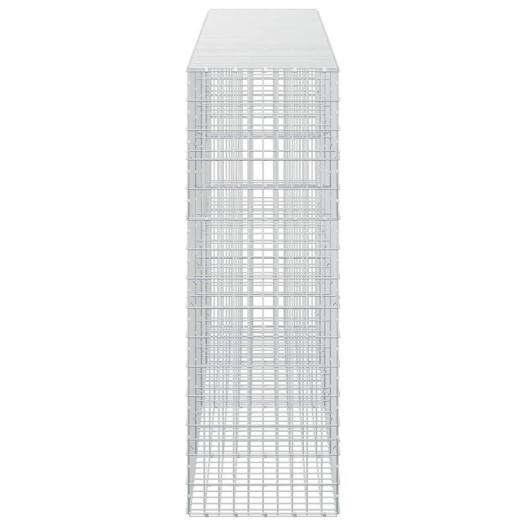 vidaXL Gabion z drutu 3,5 mm i siatką 5x10 cm 400x50x150 cm