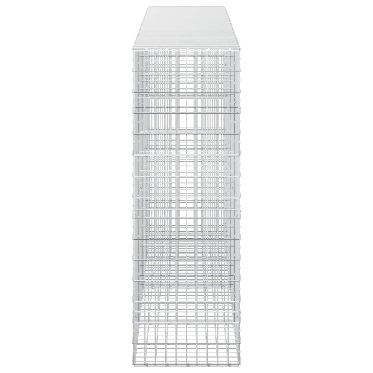 vidaXL Gabion z drutu 3,5 mm i siatką 5x10 cm 400x50x150 cm