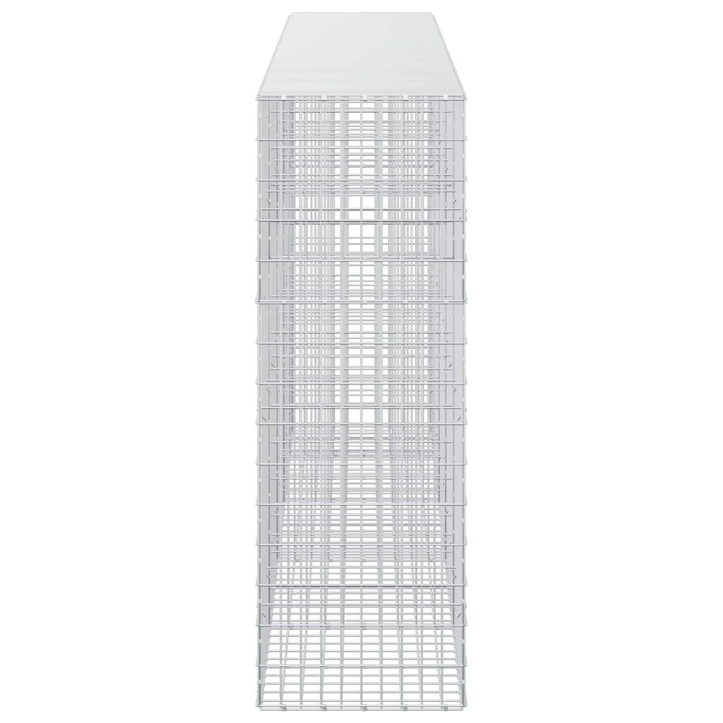 vidaXL Gabion z drutu 3,5 mm i siatką 5x10 cm 450x50x150 cm