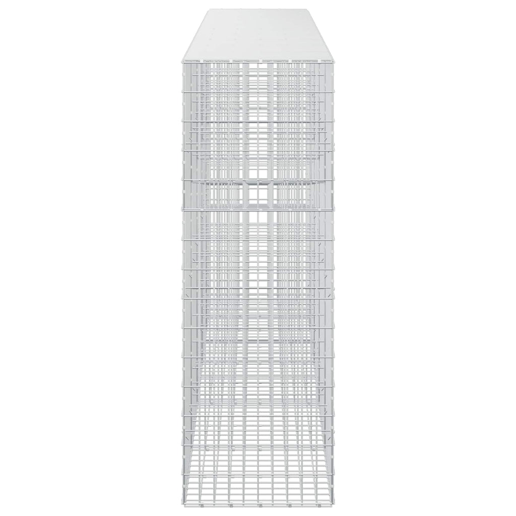 vidaXL Gabion z drutu 3,5 mm i siatką 5x10 cm 500x50x150 cm