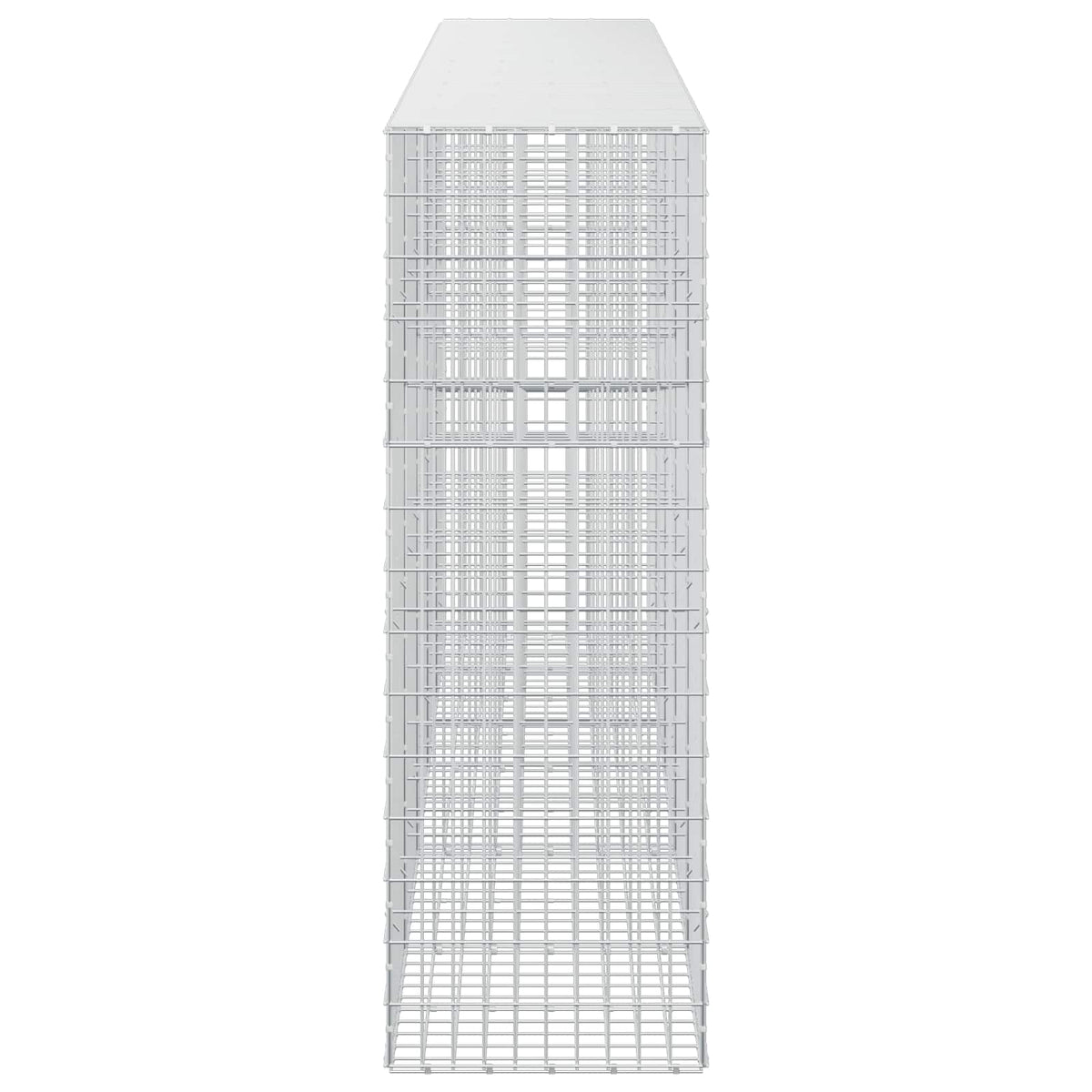 vidaXL Gabion z drutu 3,5 mm i siatką 5x10 cm 500x50x150 cm