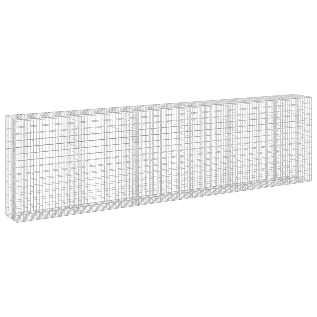 vidaXL Gabion z drutu 3,5 mm i siatką 5x10 cm 550x50x150 cm