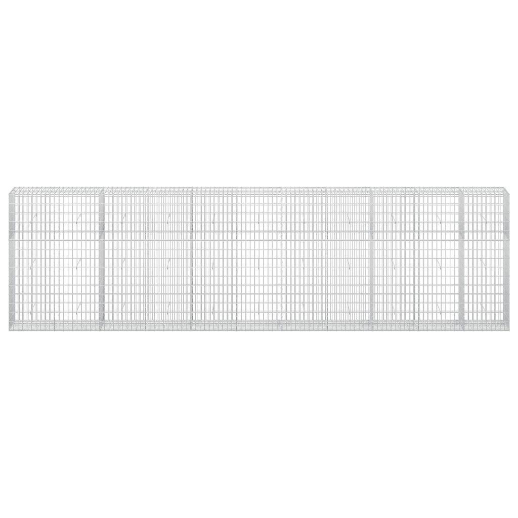 vidaXL Gabion z drutu 3,5 mm i siatką 5x10 cm 550x50x150 cm