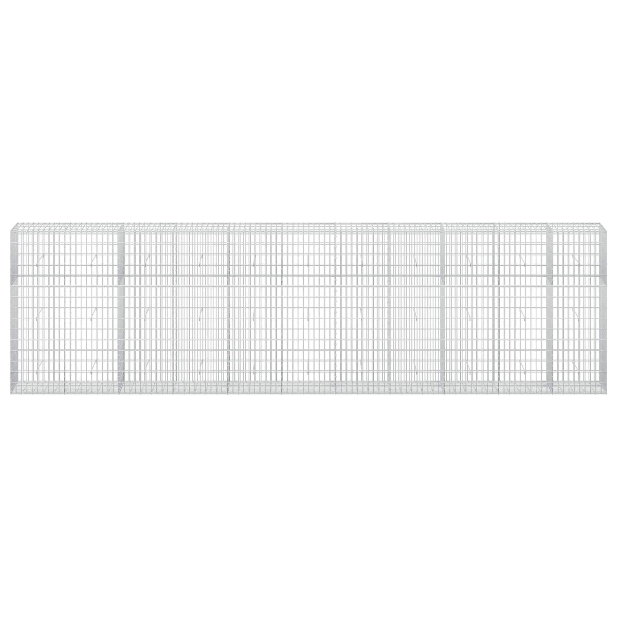 vidaXL Gabion z drutu 3,5 mm i siatką 5x10 cm 550x50x150 cm