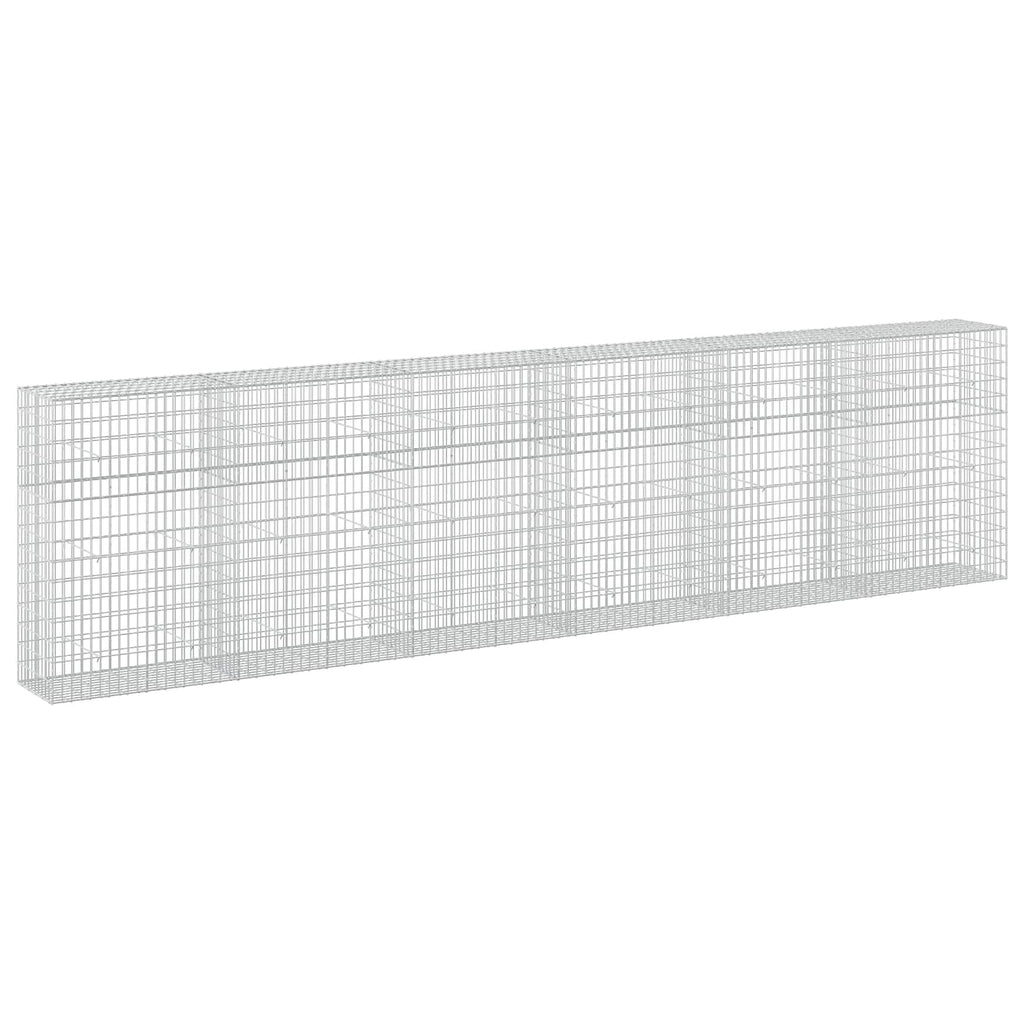 vidaXL Gabion z drutu 3,5 mm i siatką 5x10 cm 600x50x150 cm