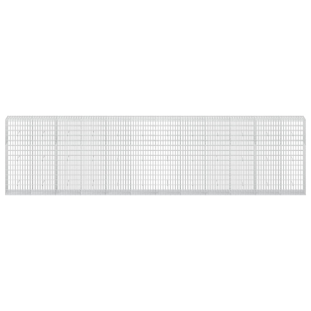 vidaXL Gabion z drutu 3,5 mm i siatką 5x10 cm 600x50x150 cm