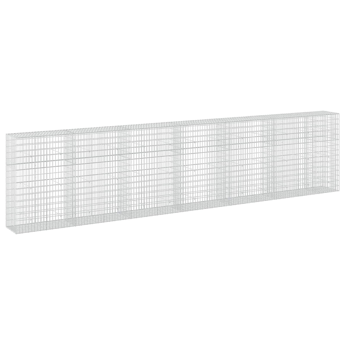 vidaXL Gabion z drutu 3,5 mm i siatką 5x10 cm 650x50x150 cm