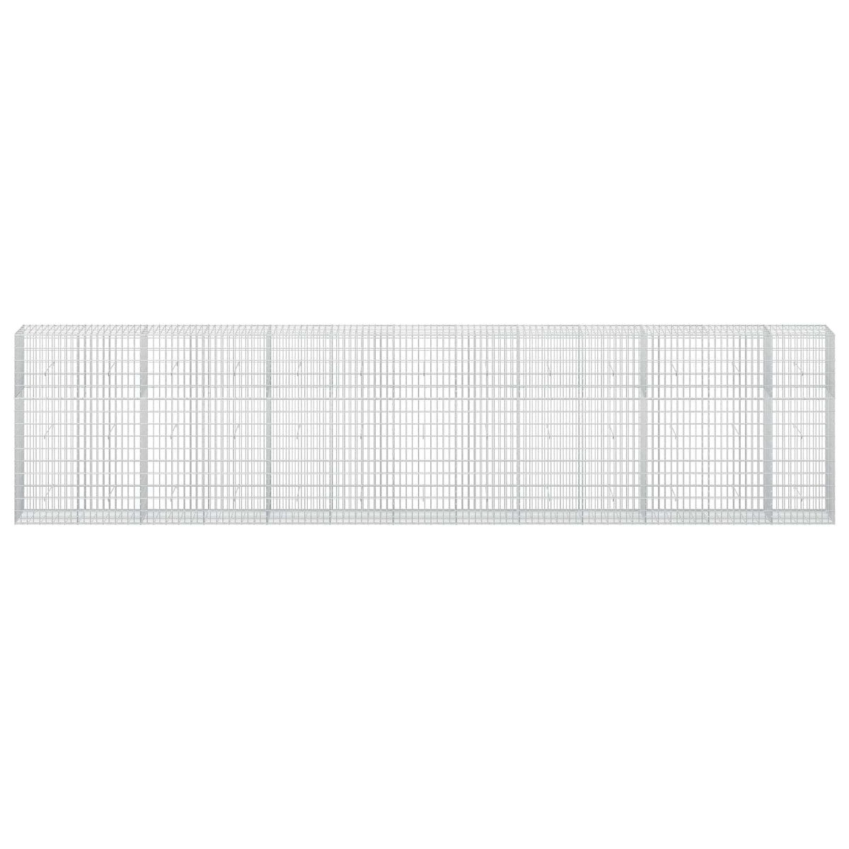 vidaXL Gabion z drutu 3,5 mm i siatką 5x10 cm 650x50x150 cm