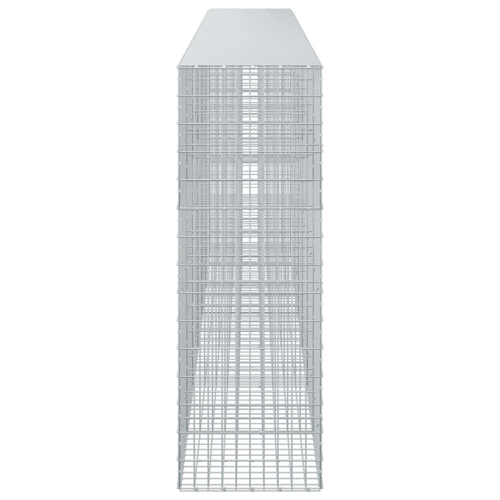 vidaXL Gabion z drutu 3,5 mm i siatką 5x10 cm 650x50x150 cm