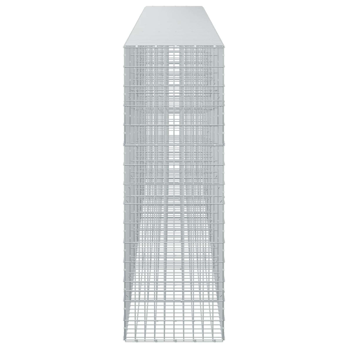 vidaXL Gabion z drutu 3,5 mm i siatką 5x10 cm 650x50x150 cm