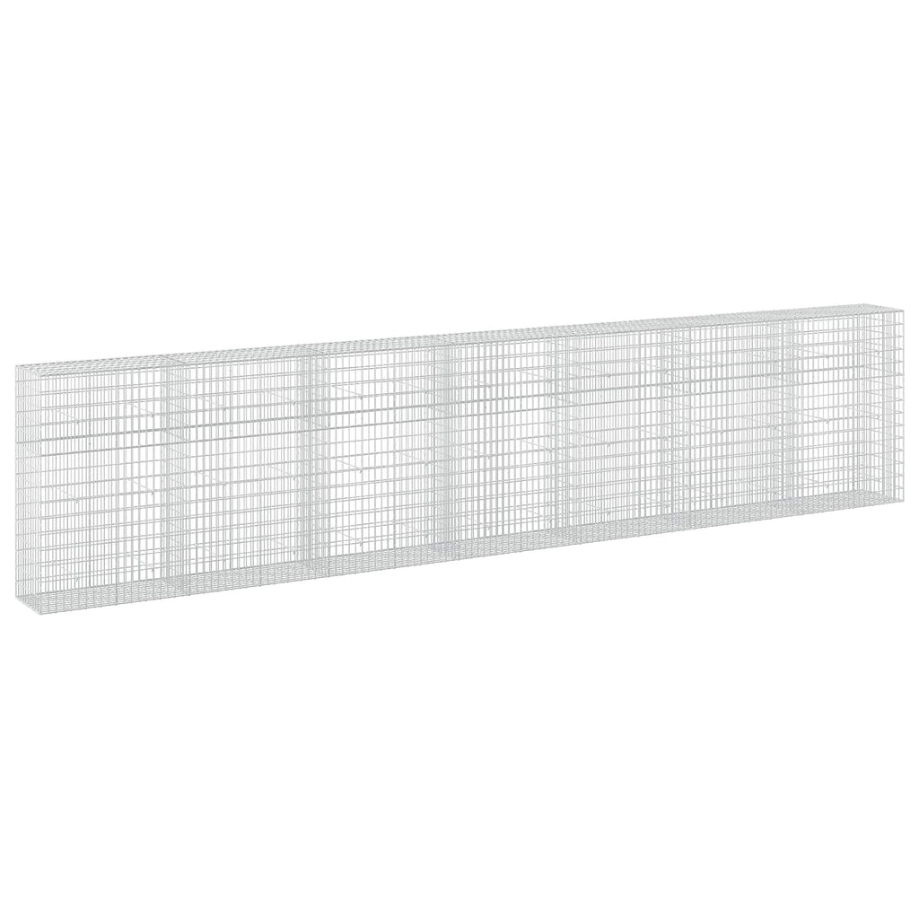 vidaXL Gabion z drutu 3,5 mm i siatką 5x10 cm 700x50x150 cm