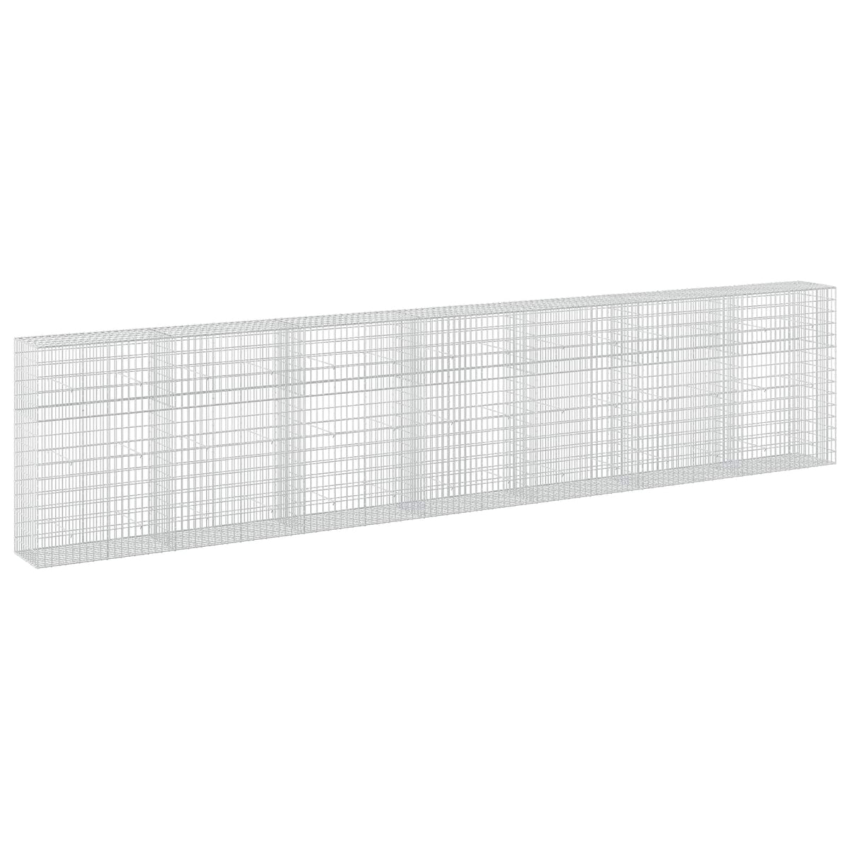 vidaXL Gabion z drutu 3,5 mm i siatką 5x10 cm 700x50x150 cm