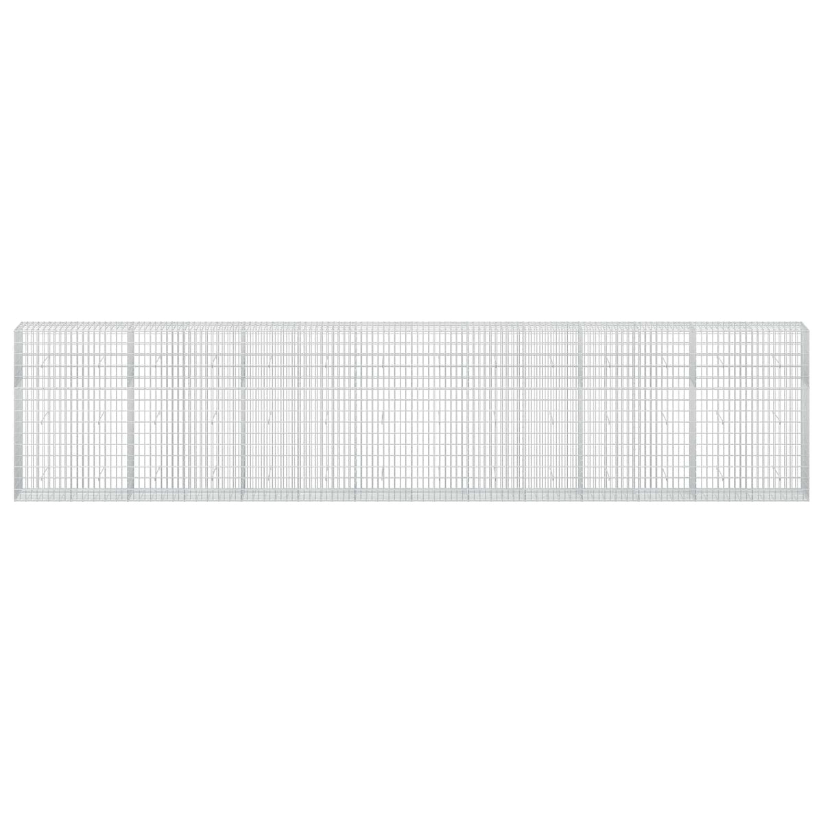 vidaXL Gabion z drutu 3,5 mm i siatką 5x10 cm 700x50x150 cm