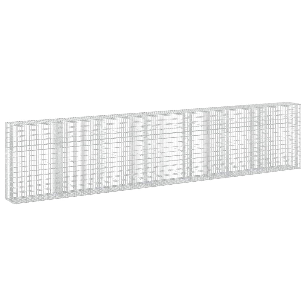 vidaXL Gabion z drutu 3,5 mm i siatką 5x10 cm 750x50x150 cm