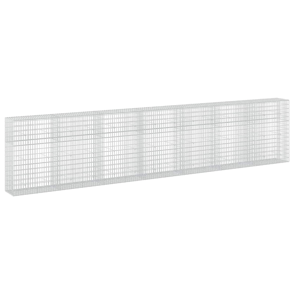 vidaXL Gabion z drutu 3,5 mm i siatką 5x10 cm 750x50x150 cm