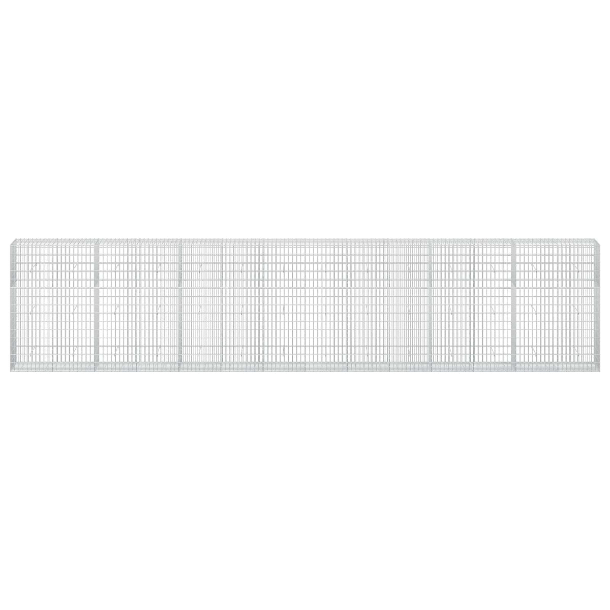 vidaXL Gabion z drutu 3,5 mm i siatką 5x10 cm 750x50x150 cm