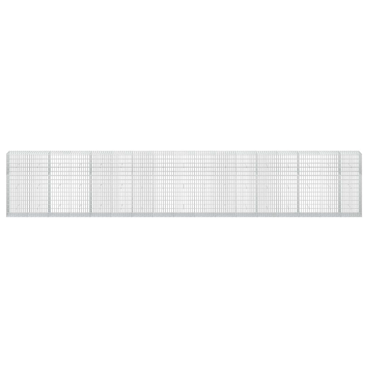 vidaXL Gabion z drutu 3,5 mm i siatką 5x10 cm 850x50x150 cm