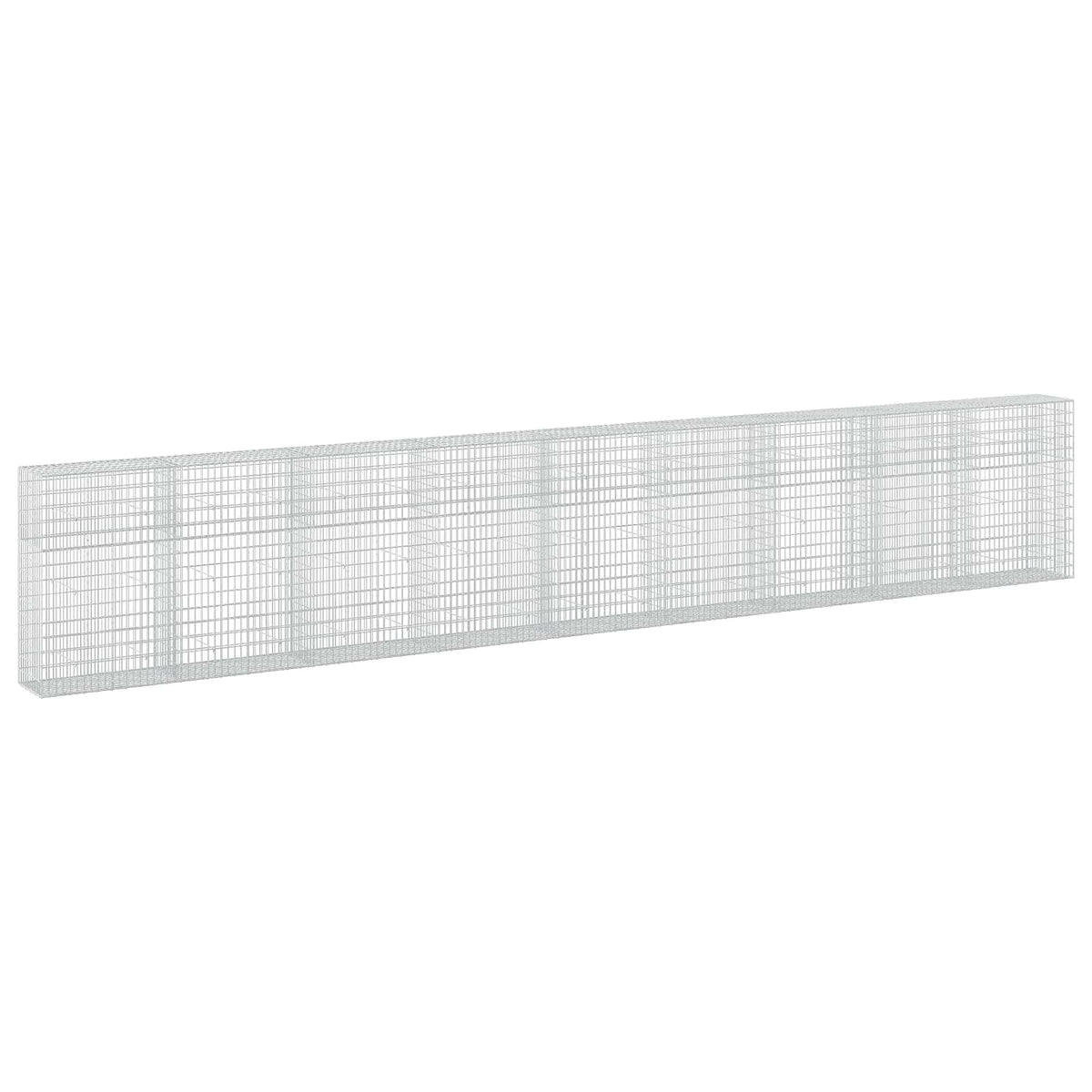 vidaXL Gabion z drutu 3,5 mm i siatką 5x10 cm 900x50x150 cm