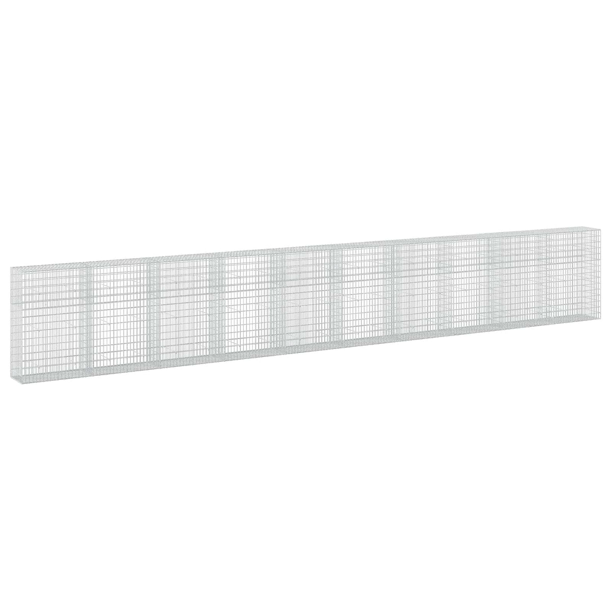 vidaXL Gabion z drutu 3,5 mm i siatką 5x10 cm 1000x50x150 cm