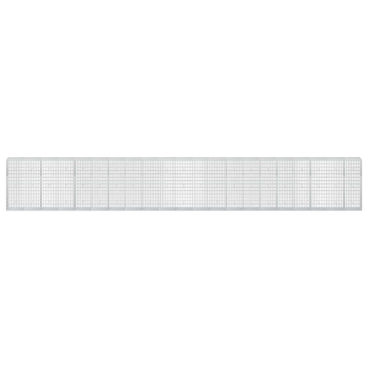 vidaXL Gabion z drutu 3,5 mm i siatką 5x10 cm 1050x50x150 cm