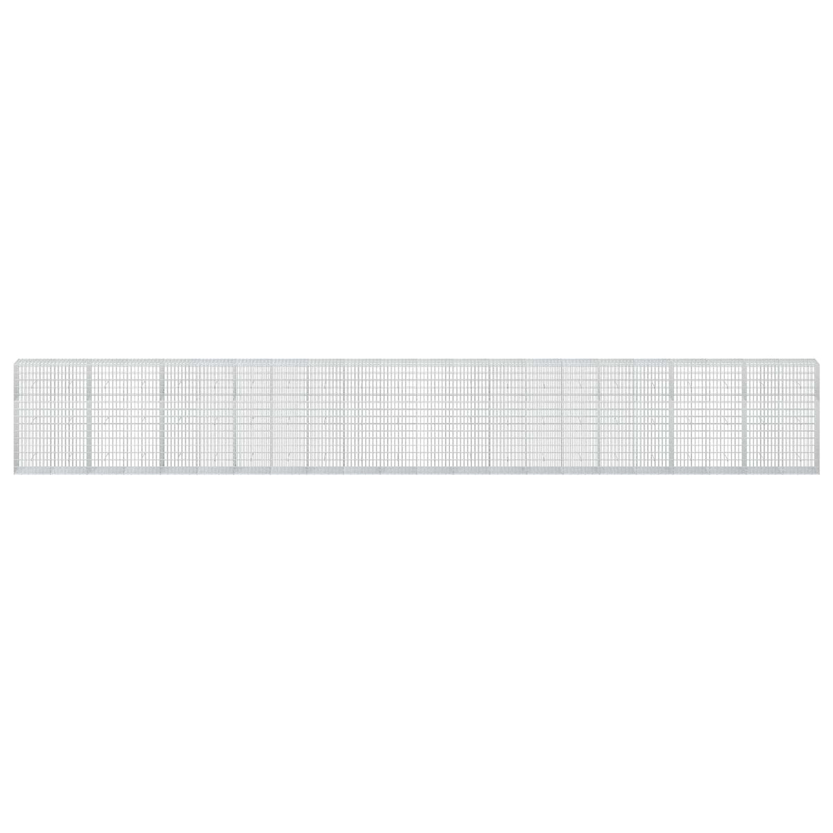 vidaXL Gabion z drutu 3,5 mm i siatką 5x10 cm 1100x50x150 cm