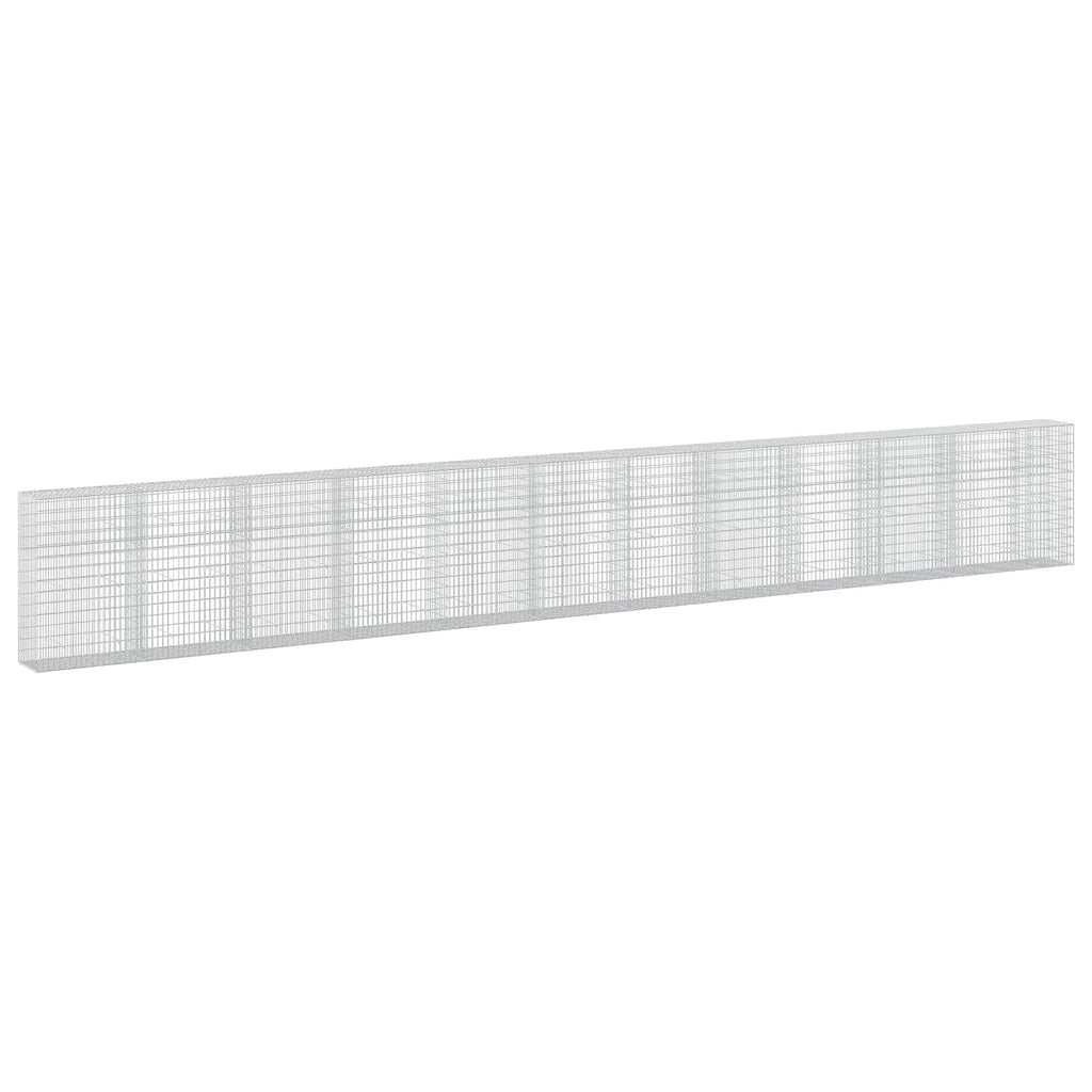 vidaXL Gabion z drutu 3,5 mm i siatką 5x10 cm 1150x50x150 cm