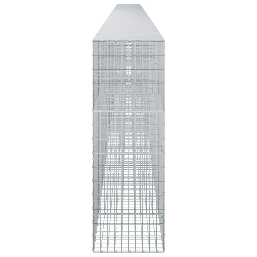 vidaXL Gabion z drutu 3,5 mm i siatką 5x10 cm 1200x50x150 cm