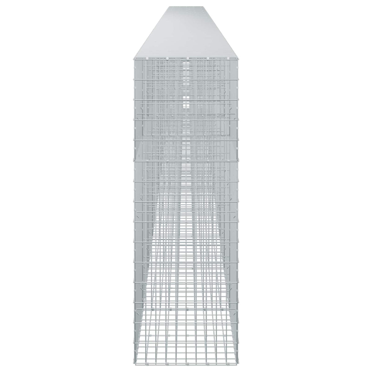 vidaXL Gabion z drutu 3,5 mm i siatką 5x10 cm 1200x50x150 cm