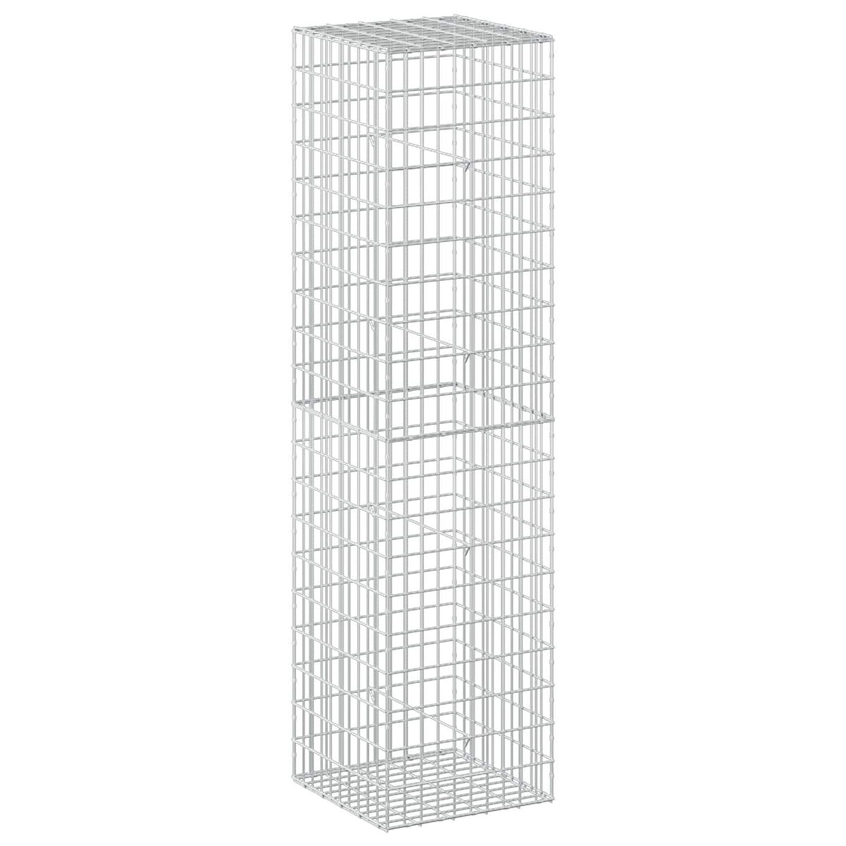 vidaXL Gabion z drutu 3,5 mm i siatką 5x10 cm 50x50x200 cm