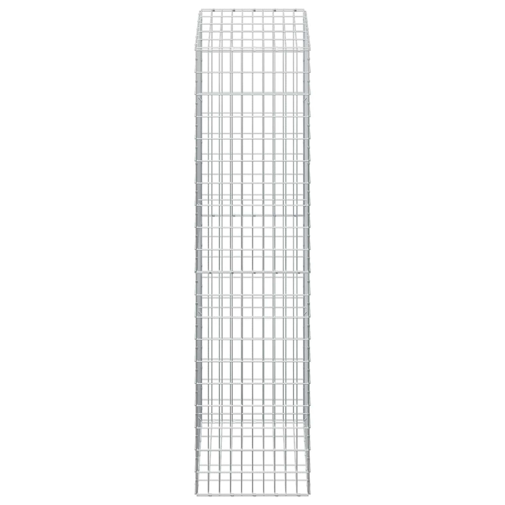 vidaXL Gabion z drutu 3,5 mm i siatką 5x10 cm 50x50x200 cm