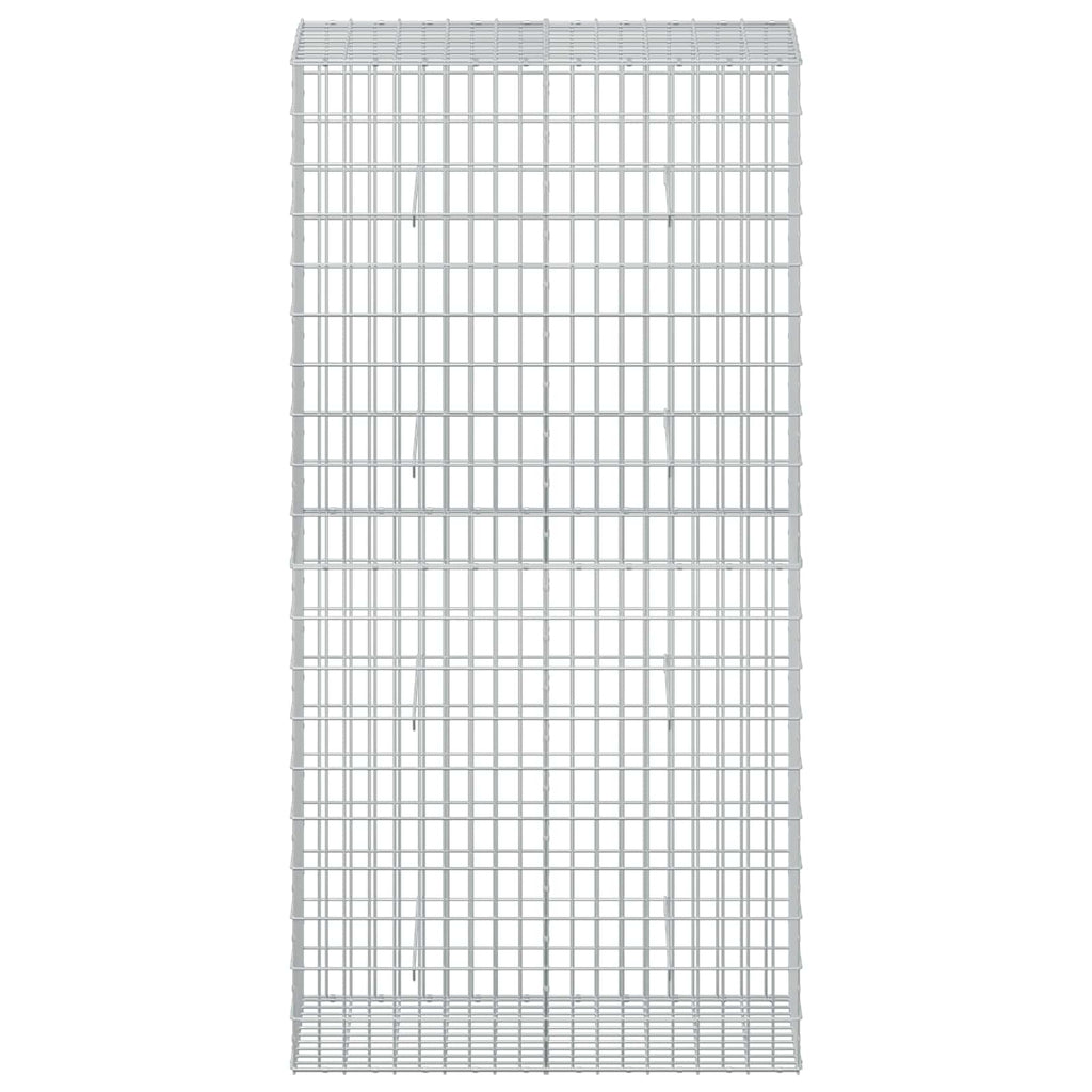 vidaXL Gabion z drutu 3,5 mm i siatką 5x10 cm 100x50x200 cm
