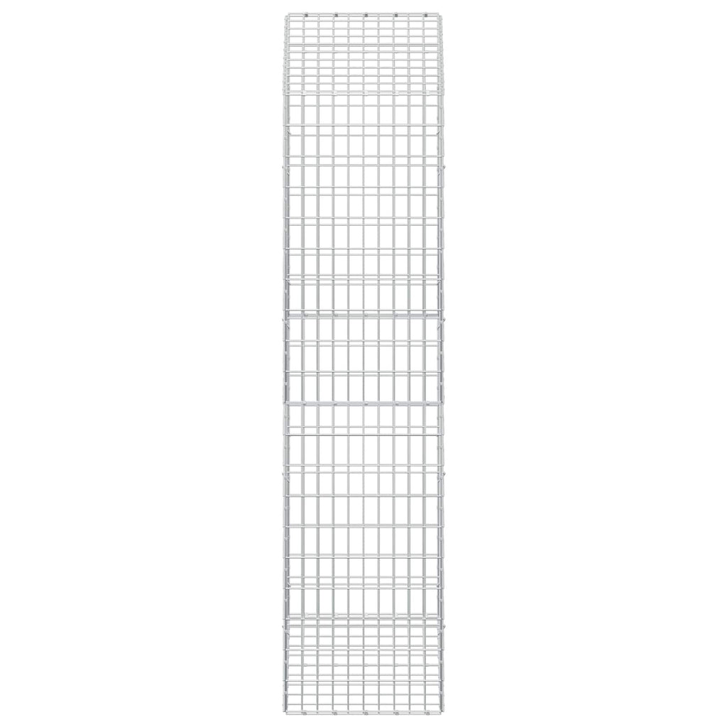 vidaXL Gabion z drutu 3,5 mm i siatką 5x10 cm 100x50x200 cm