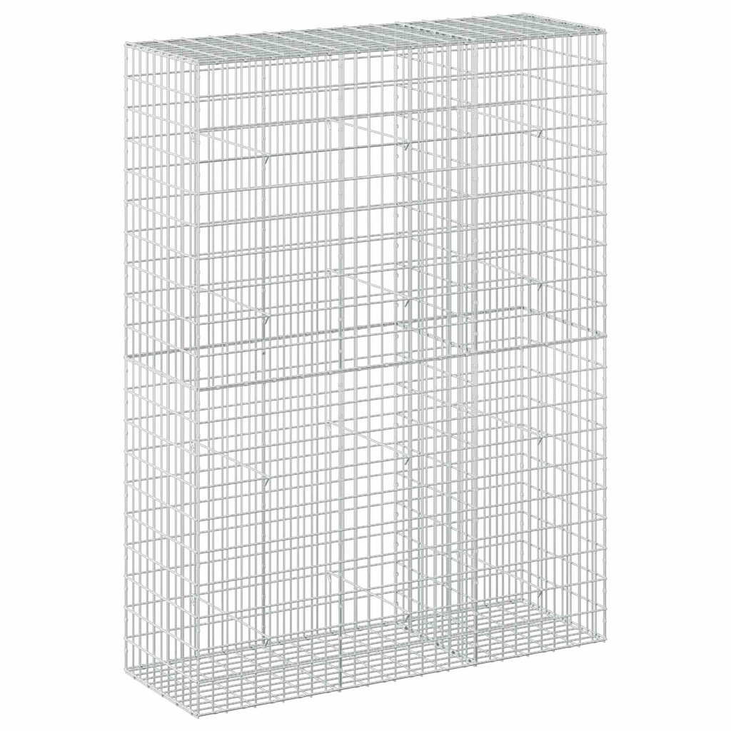 vidaXL Gabion z drutu 3,5 mm i siatką 5x10 cm 150x50x200 cm