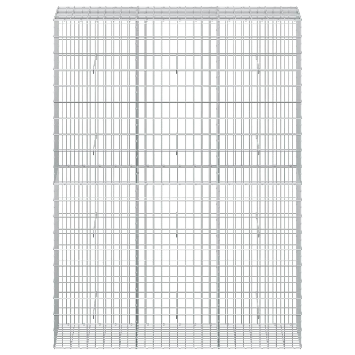 vidaXL Gabion z drutu 3,5 mm i siatką 5x10 cm 150x50x200 cm