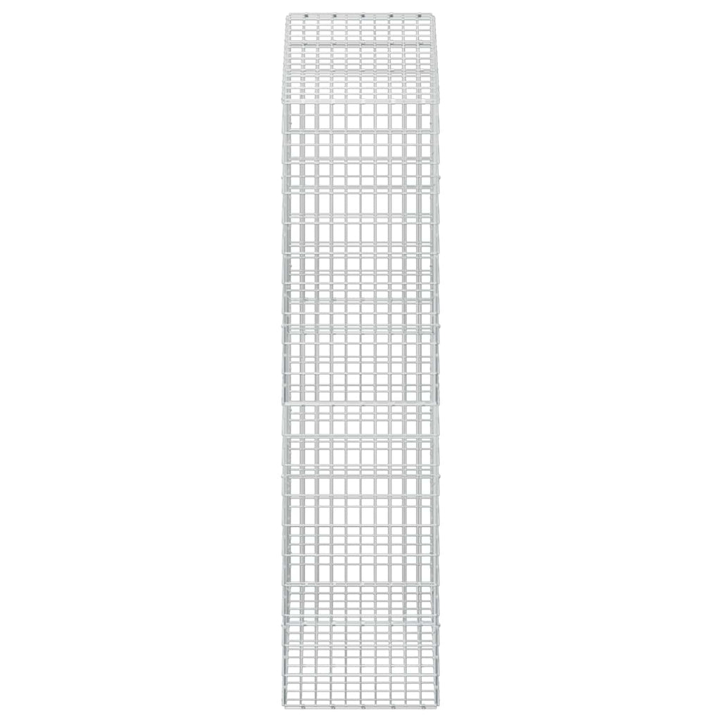 vidaXL Gabion z drutu 3,5 mm i siatką 5x10 cm 150x50x200 cm
