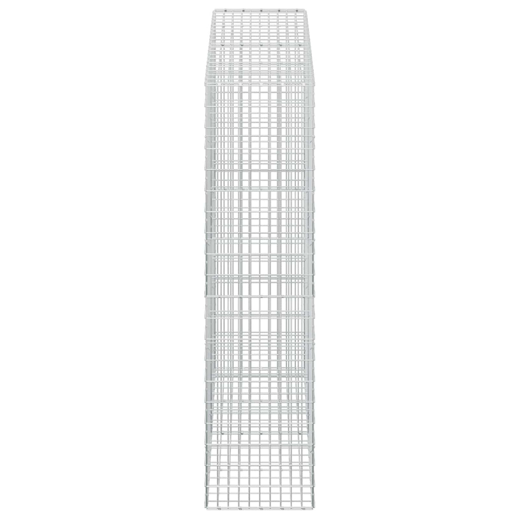 vidaXL Gabion z drutu 3,5 mm i siatką 5x10 cm 200x50x200 cm