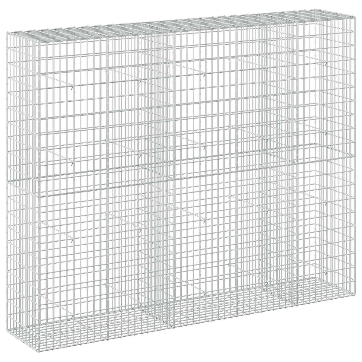 vidaXL Gabion z drutu 3,5 mm i siatką 5x10 cm 250x50x200 cm