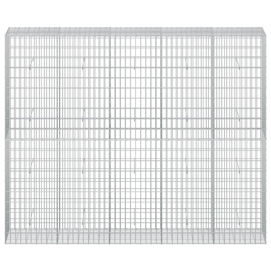 vidaXL Gabion z drutu 3,5 mm i siatką 5x10 cm 250x50x200 cm