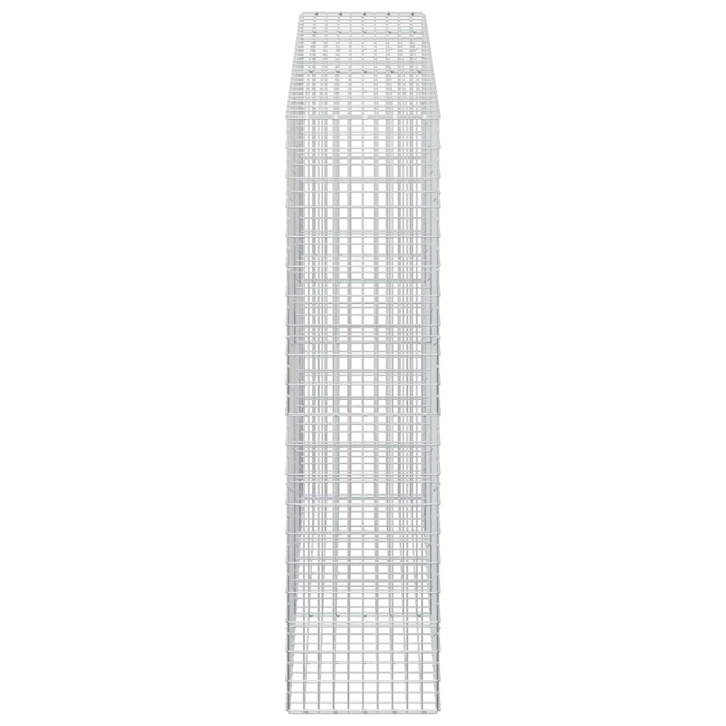 vidaXL Gabion z drutu 3,5 mm i siatką 5x10 cm 250x50x200 cm