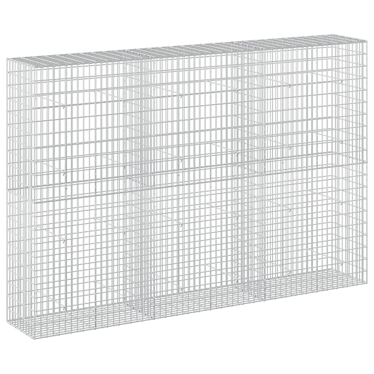 vidaXL Gabion z drutu 3,5 mm i siatką 5x10 cm 300x50x200 cm