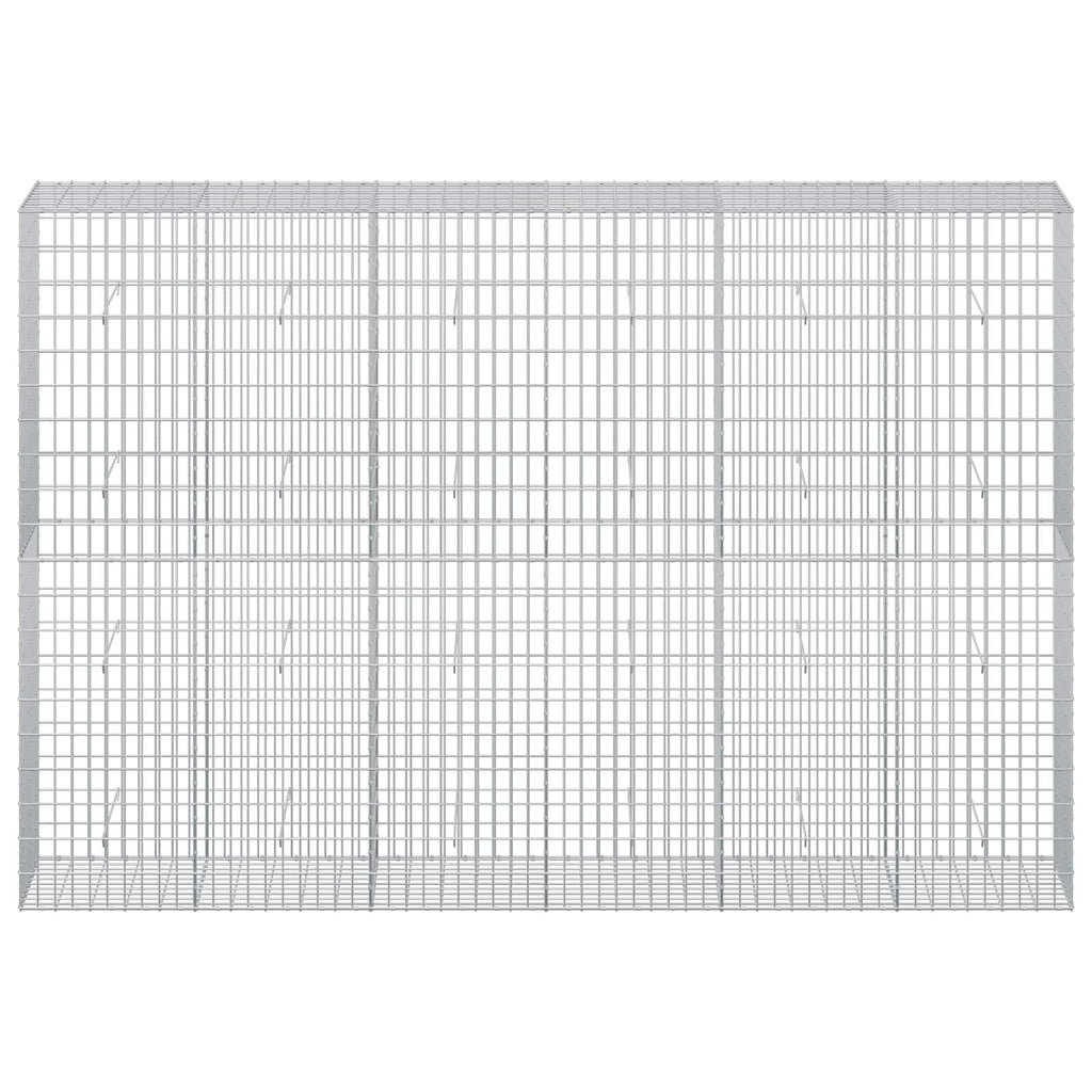 vidaXL Gabion z drutu 3,5 mm i siatką 5x10 cm 300x50x200 cm
