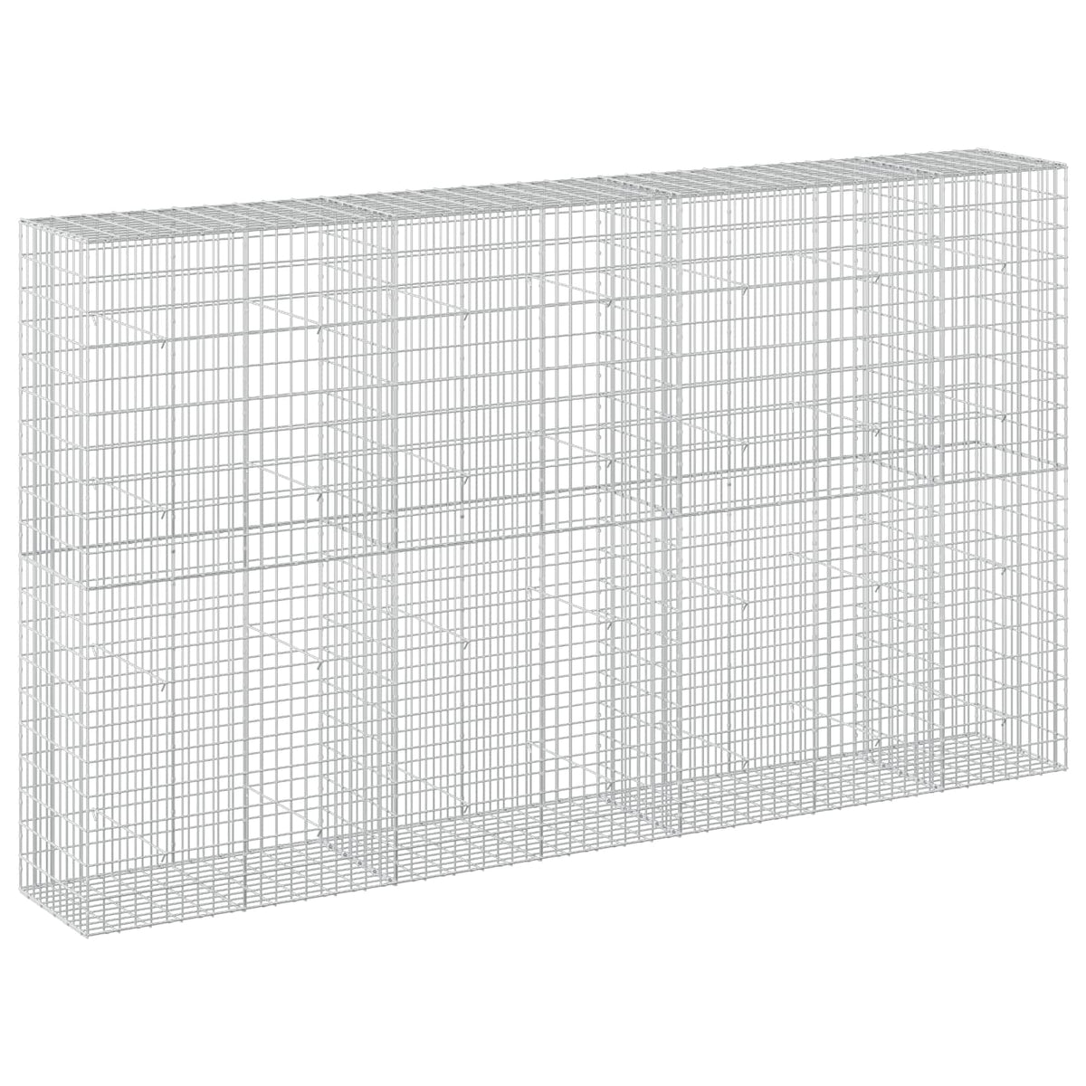vidaXL Gabion z drutu 3,5 mm i siatką 5x10 cm 350x50x200 cm