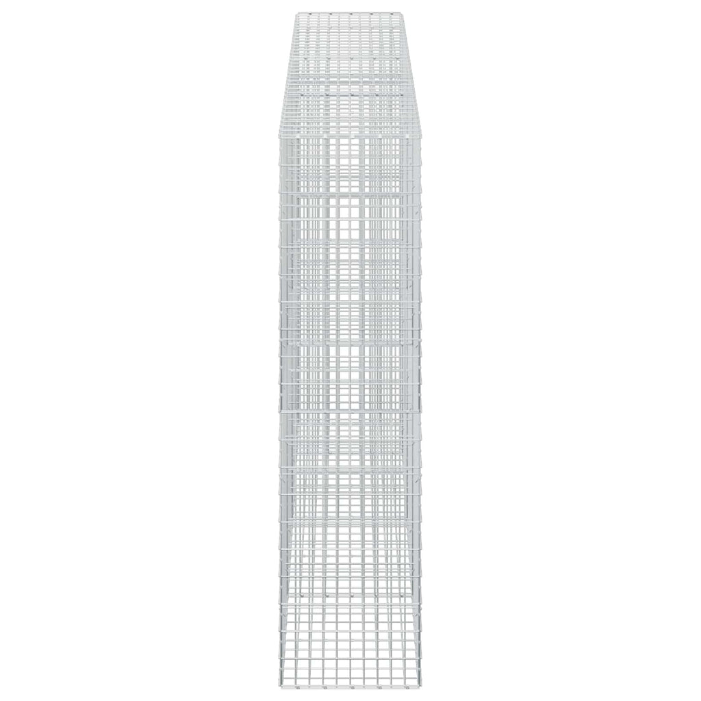 vidaXL Gabion z drutu 3,5 mm i siatką 5x10 cm 350x50x200 cm