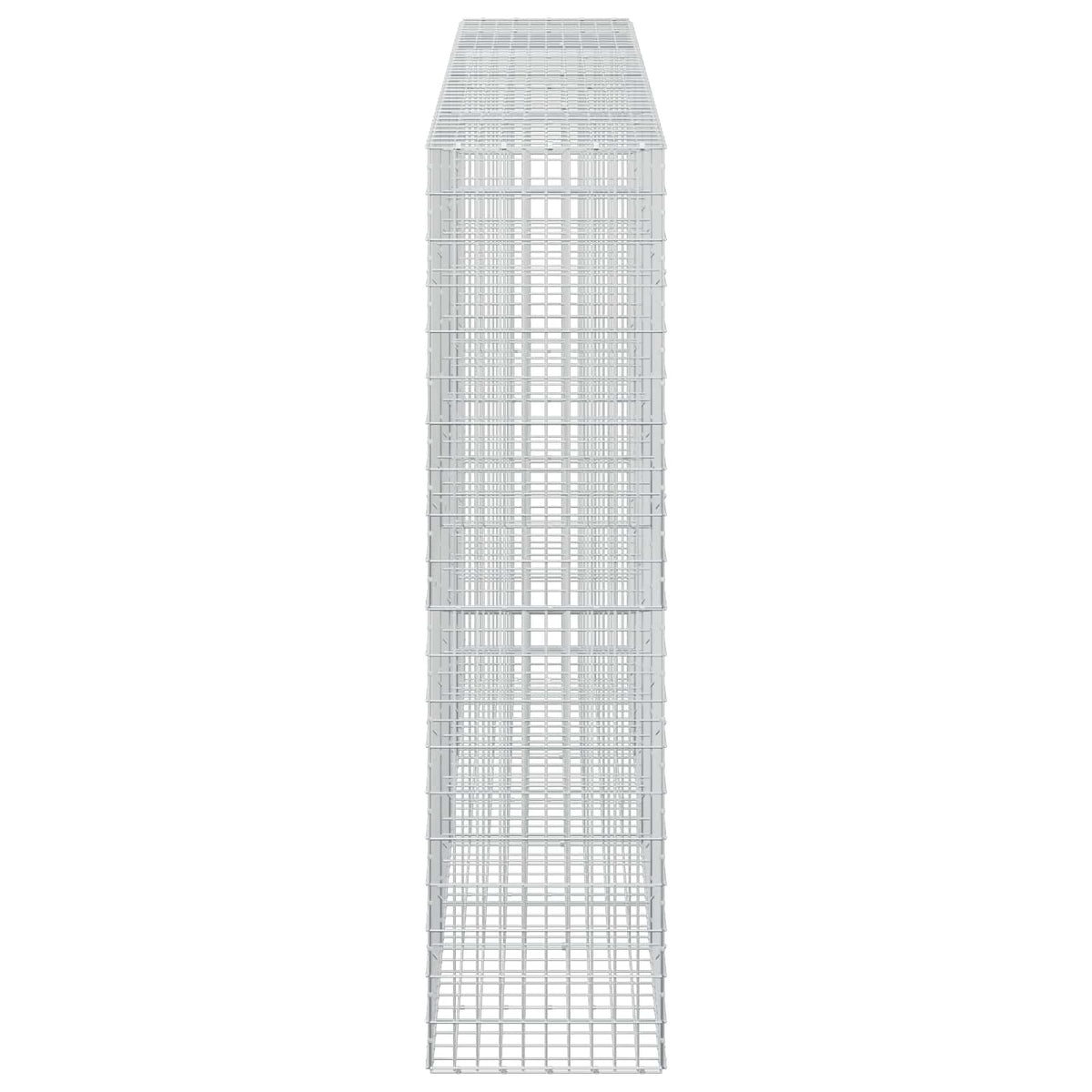 vidaXL Gabion z drutu 3,5 mm i siatką 5x10 cm 400x50x200 cm
