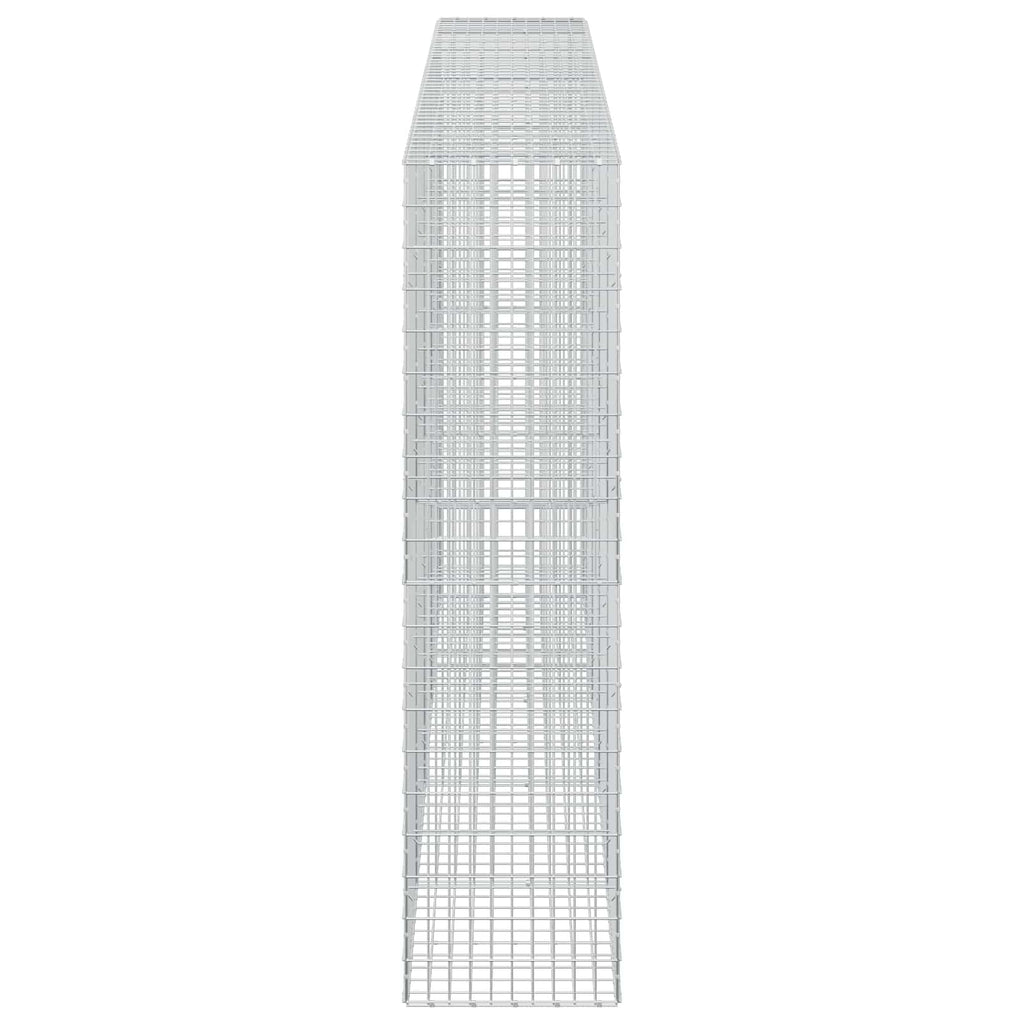 vidaXL Gabion z drutu 3,5 mm i siatką 5x10 cm 450x50x200 cm