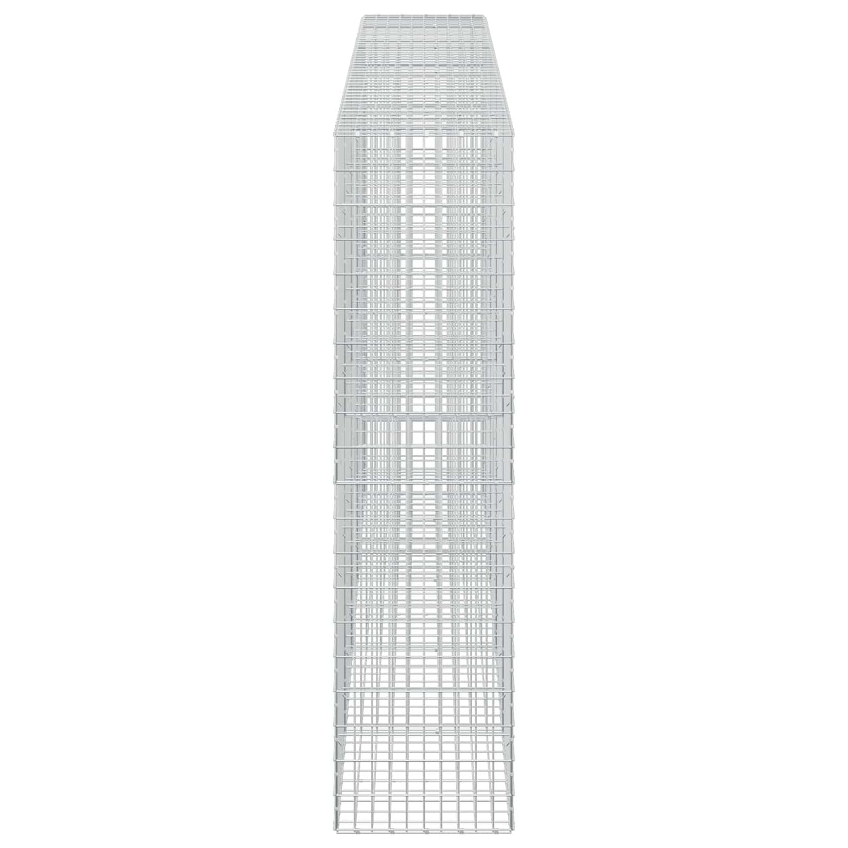 vidaXL Gabion z drutu 3,5 mm i siatką 5x10 cm 450x50x200 cm