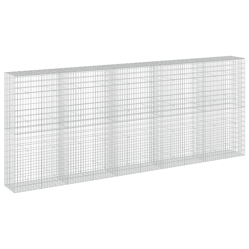 vidaXL Gabion z drutu 3,5 mm i siatką 5x10 cm 500x50x200 cm