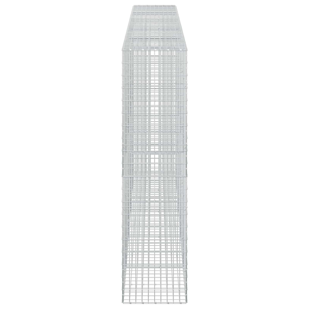 vidaXL Gabion z drutu 3,5 mm i siatką 5x10 cm 500x50x200 cm