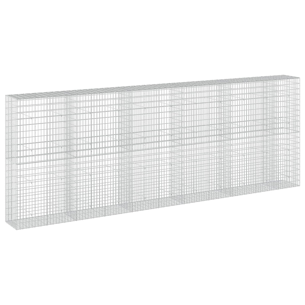 vidaXL Gabion z drutu 3,5 mm i siatką 5x10 cm 550x50x200 cm
